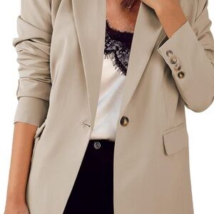 Elegant Women's Tan Blazer